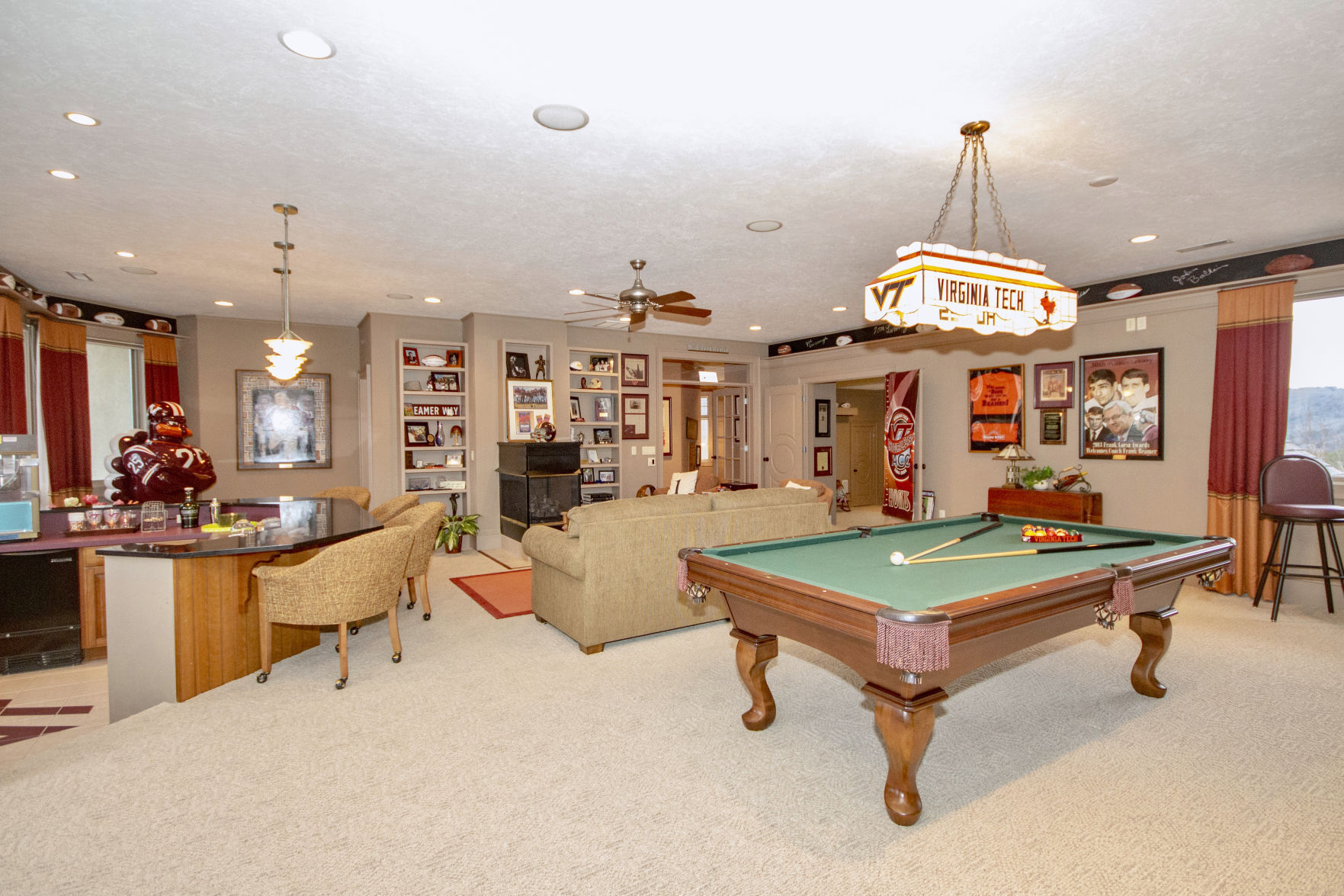 Inside Frank Beamer's $2.2M house, now on the market.